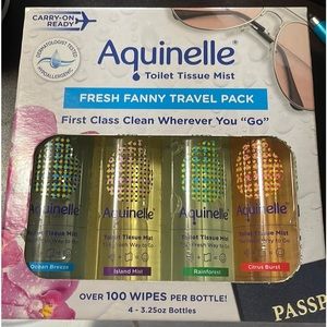 Aquinelle Toilet Tissue Mist Value Pack of 4